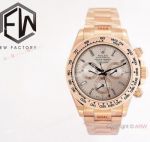  Swiss Made Rolex Rose Gold with Baguettes Daytona Watch with Diamond Stick